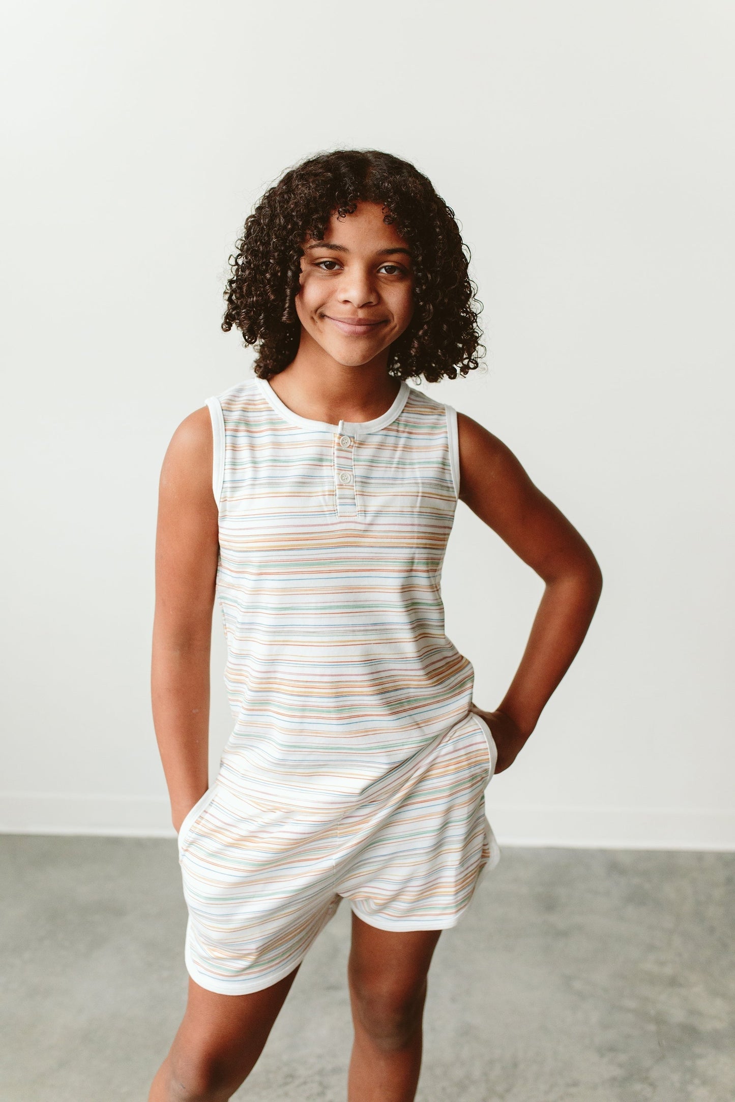 BIG KID SHORTS | BOARDWALK STRIPE