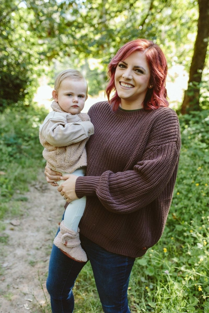 WOMENS CHUNKY KNIT SWEATER | HIDE