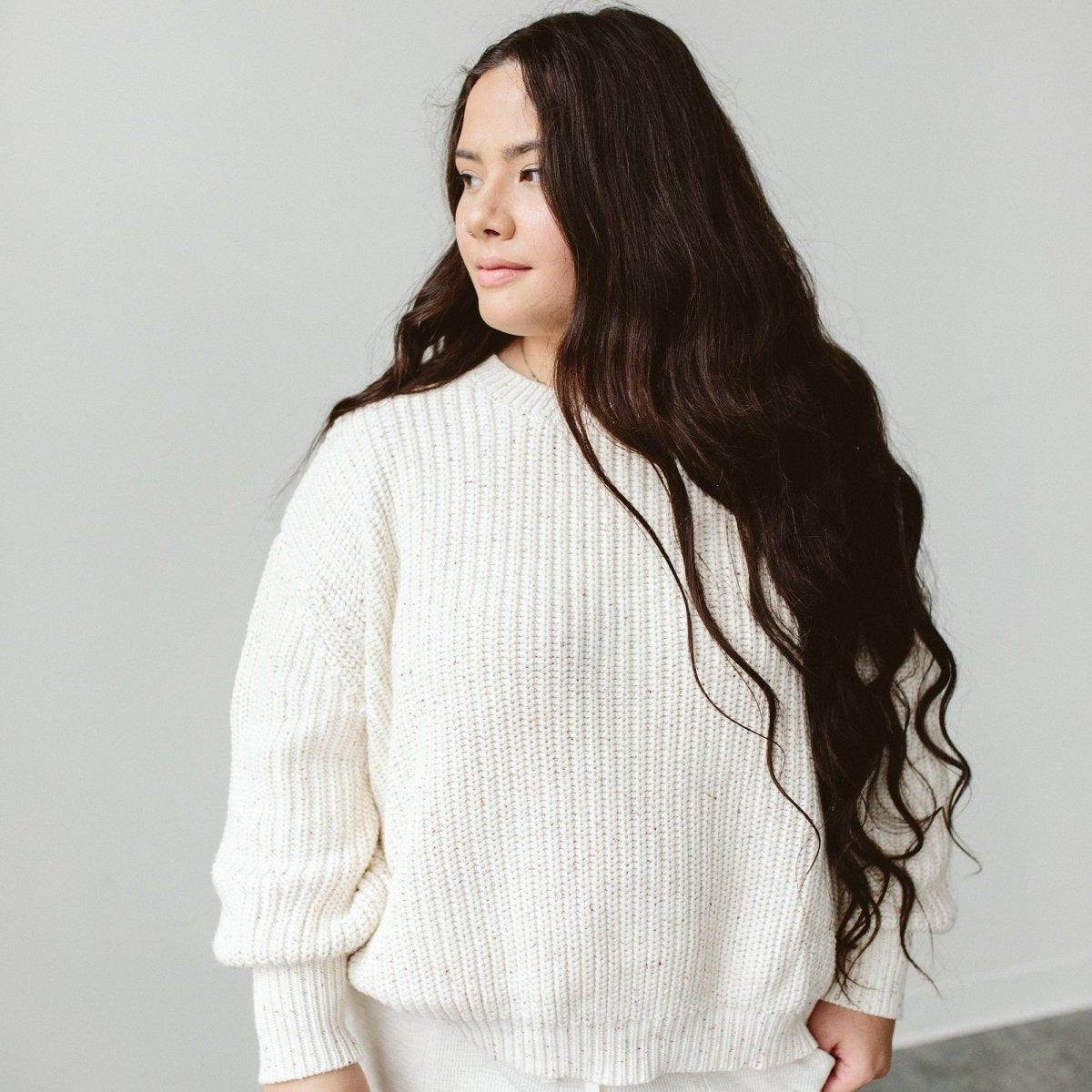 WOMENS CHUNKY KNIT SWEATER | CASCADES