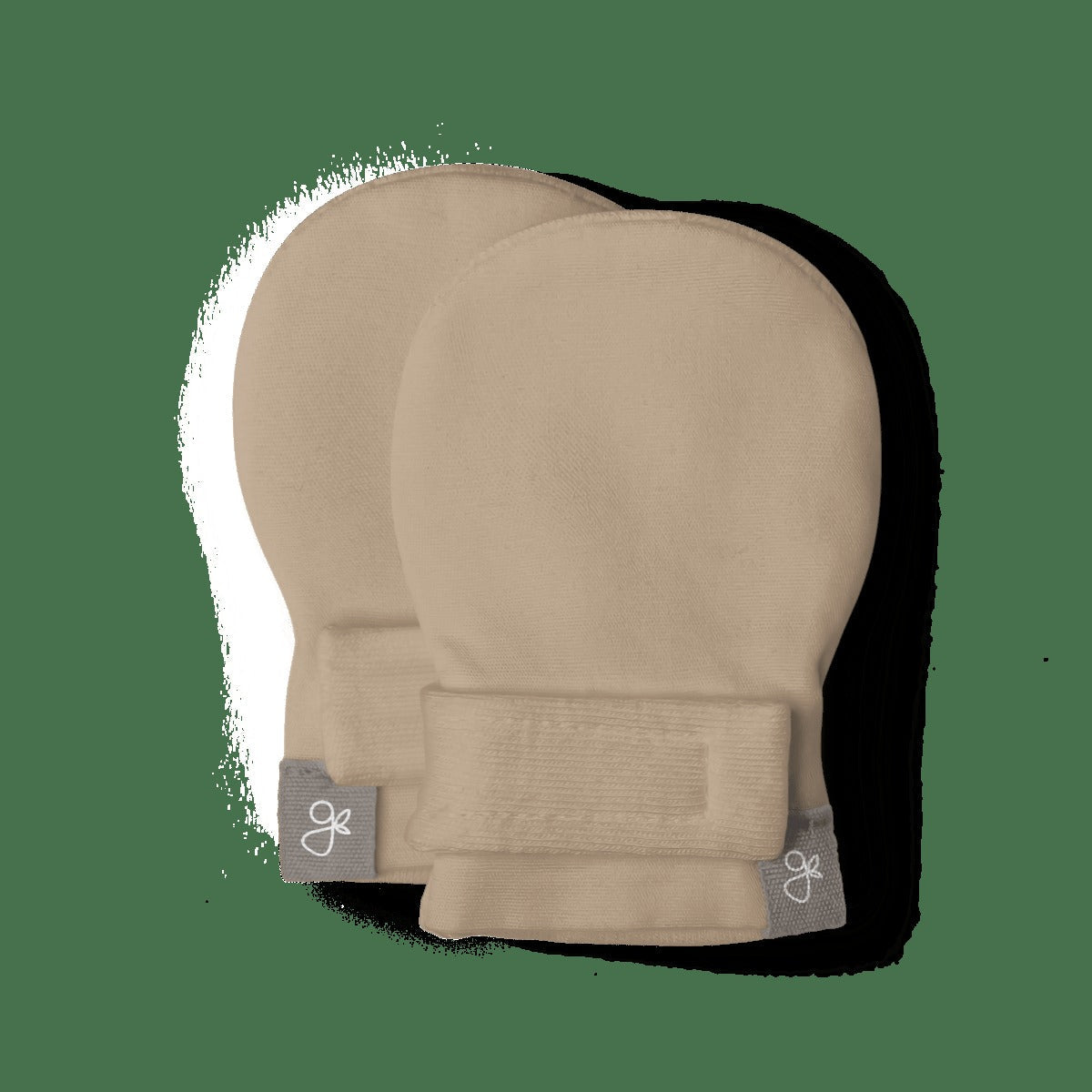 PREEMIE STAY ON MITTS | SANDSTONE