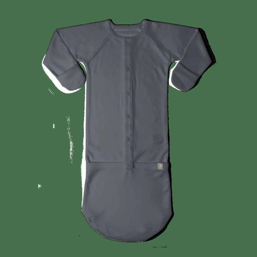24 HOUR CONVERTIBLE GOWN | MIDNIGHT — Bamboo Organic Cotton Blend