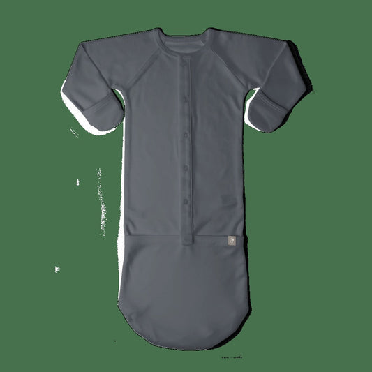 24 HOUR CONVERTIBLE GOWN | MIDNIGHT — Bamboo Organic Cotton Blend