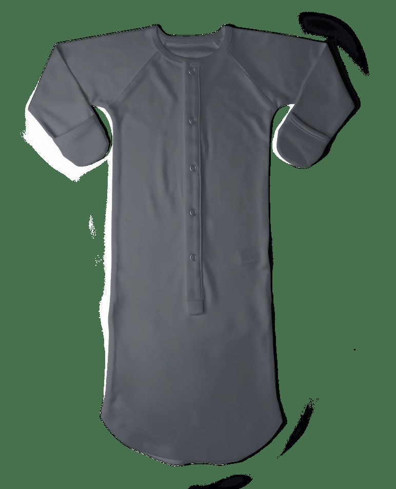 24 HOUR CONVERTIBLE GOWN | MIDNIGHT — Bamboo Organic Cotton Blend