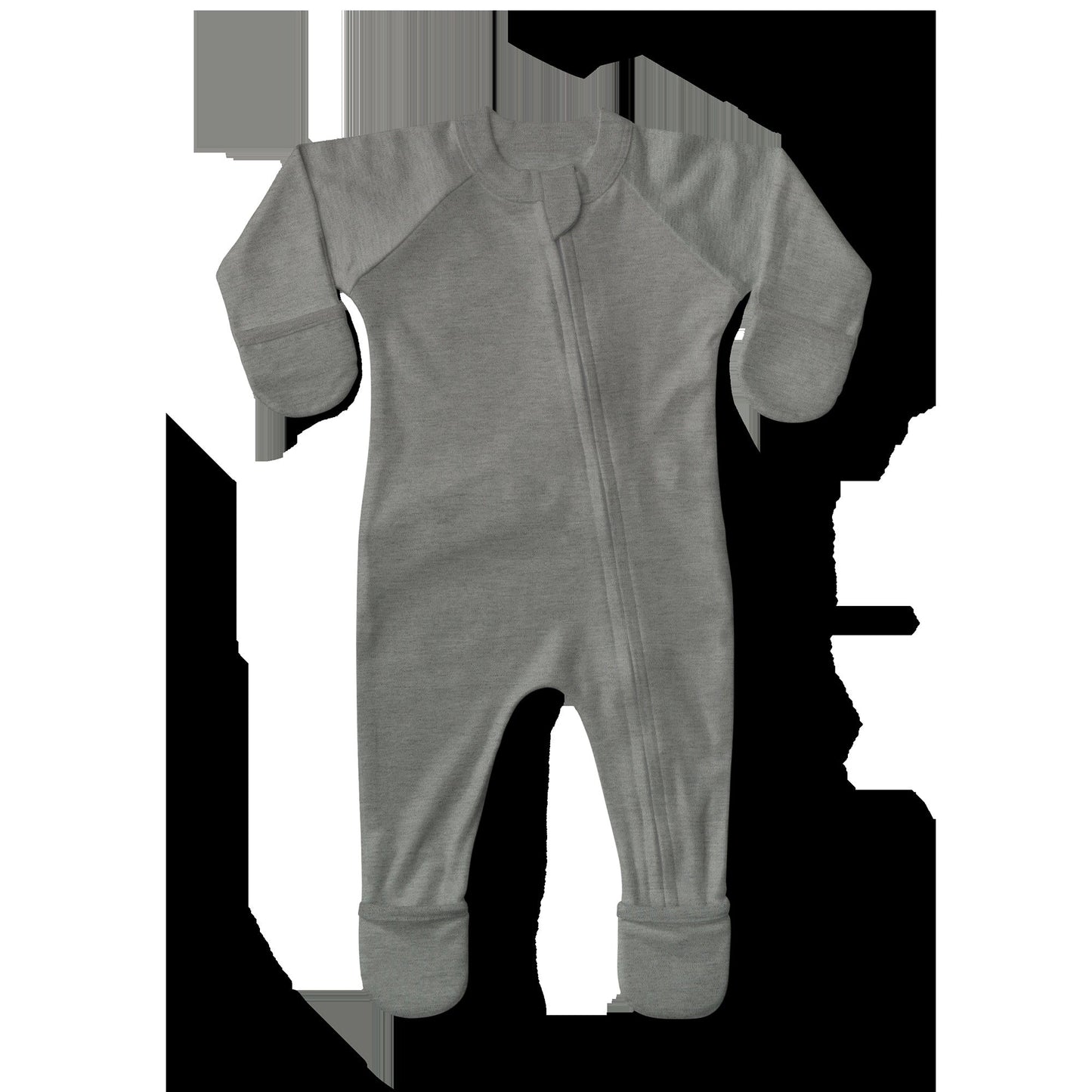 GROW WITH YOU FOOTIE | BOULDER — Bamboo Organic Cotton Blend, 0–6M