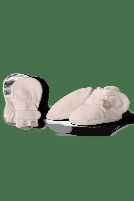 STAY ON MITTS + BOOTS SET | ROSE