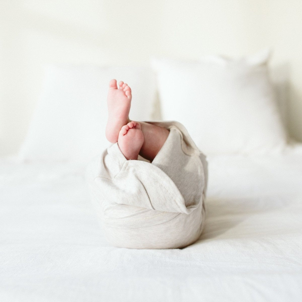 24 HOUR CONVERTIBLE GOWN | STORM GRAY — Bamboo Organic Cotton Blend, Preemie–6M