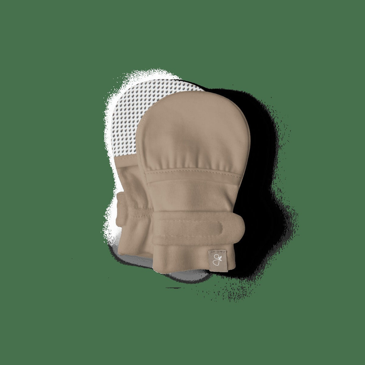 STAY ON MITTS | SANDSTONE — Bamboo Organic Cotton Blend
