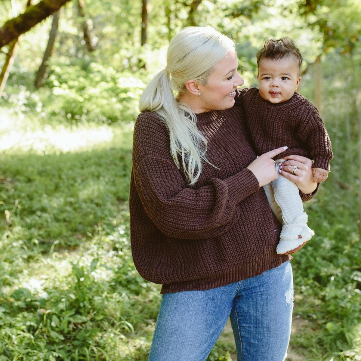 WOMENS CHUNKY KNIT SWEATER | HIDE