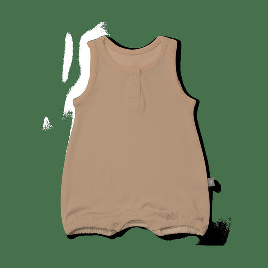 QUICK CHANGE ROMPER | SANDSTONE