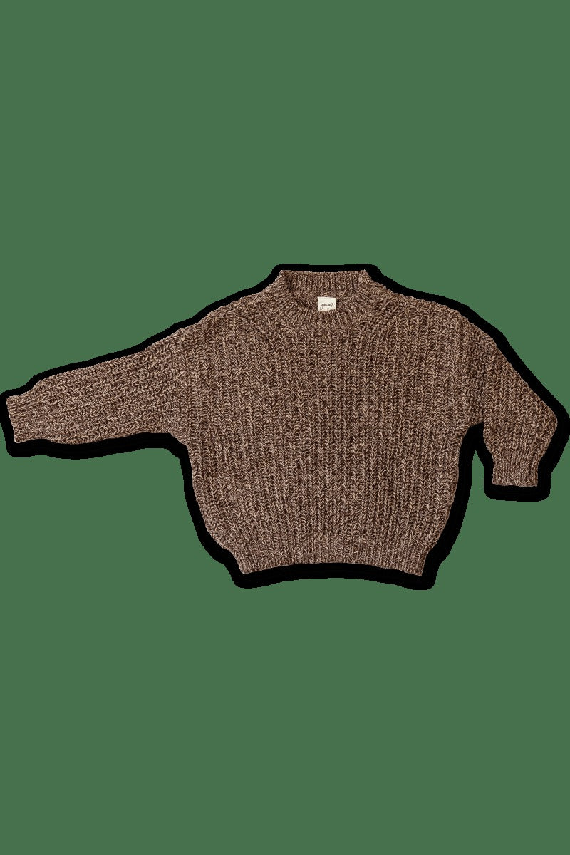CHUNKY KNIT SWEATER | BARK