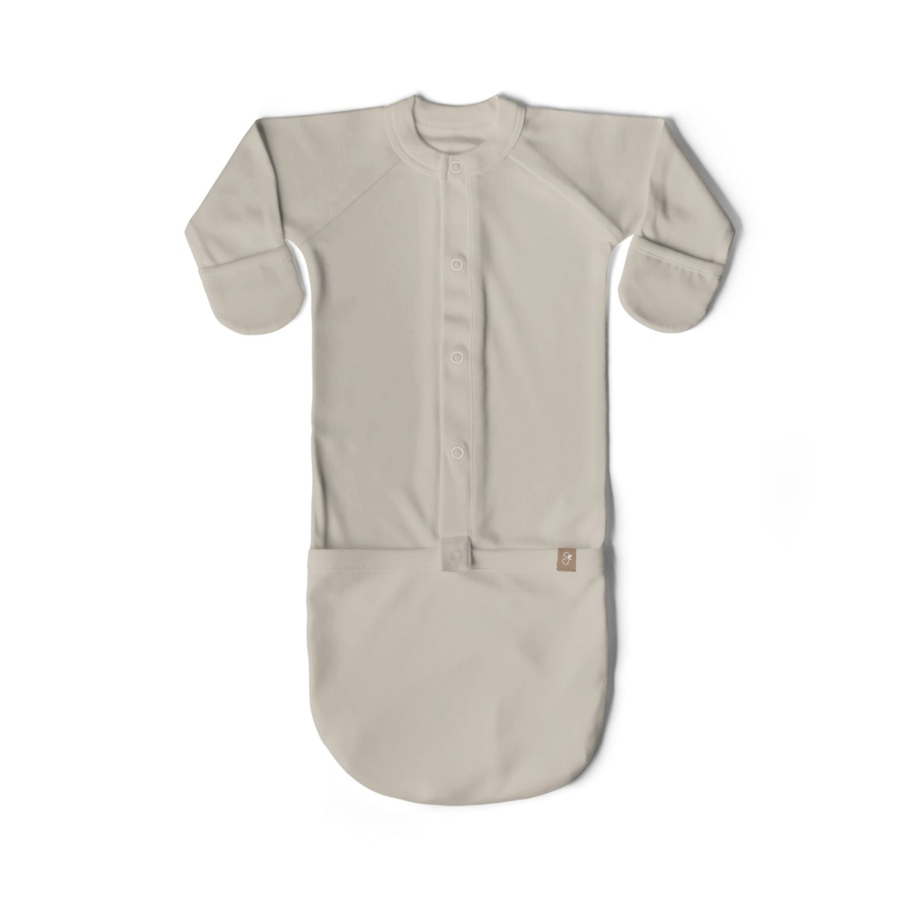 24 HOUR CONVERTIBLE GOWN | BIRCH — Bamboo Organic Cotton Blend