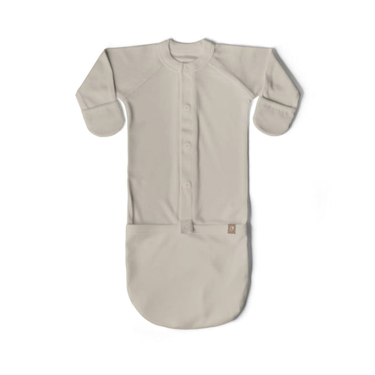 24 HOUR CONVERTIBLE GOWN | BIRCH — Bamboo Organic Cotton Blend